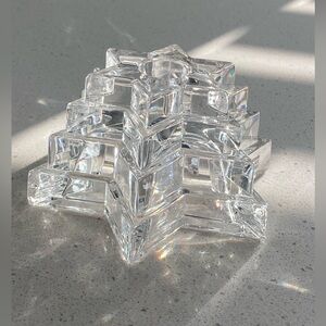 WMF Lead Crystal Taper Candlesticks German
Starlight Tiered